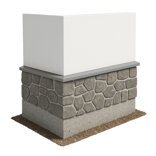 Отделка фундамента в Москве